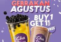 Promo Chatime Gebrakan Agustus Buy 1 Get 1 Free, Cuma Tanggal 4-6 Saja