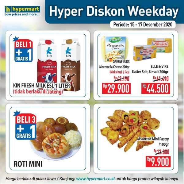 Promo Hypermart weekday 15-17 Desember 2020 