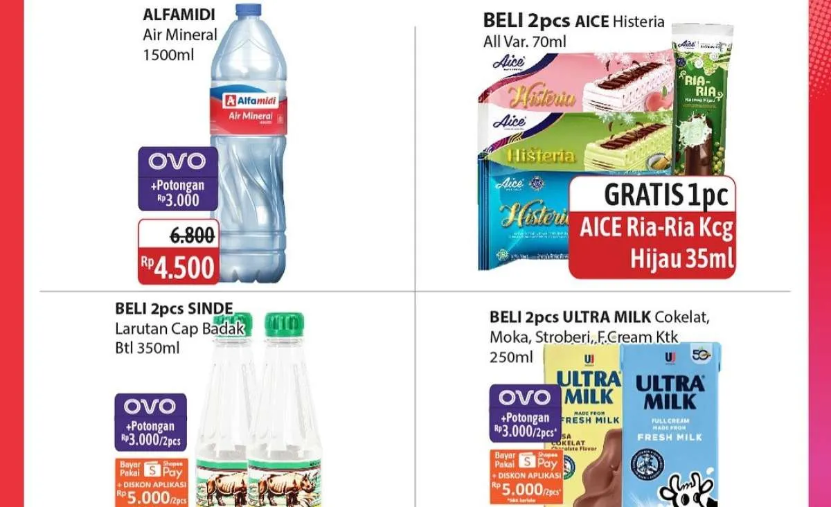 Katalog Promo JSM Alfamidi Periode 4-7 Desember 2025, Aice Histeria Beli 2 Gratis 1