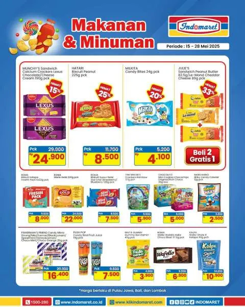 Promo Indomaret Super Hemat Periode 15-28 Mei 2025
