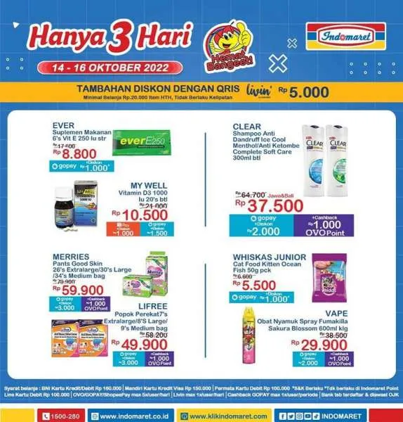 Promo JSM Indomaret 14-16 Oktober 2022