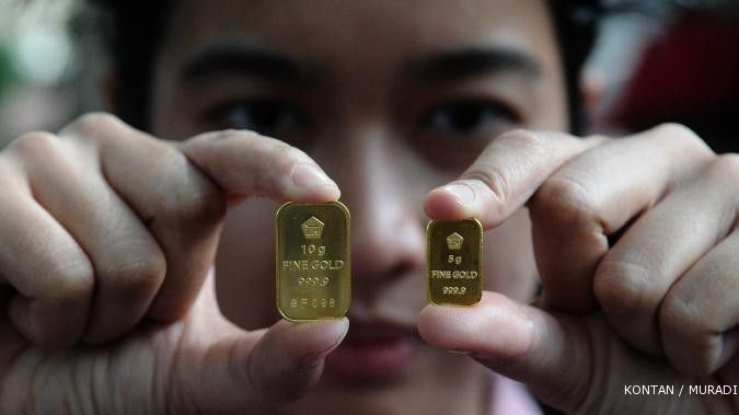 Takut inflasi, investor kembali buru emas