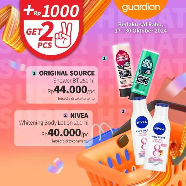 Promo Guardian Super Hemat Periode 17-30 Oktober 2024