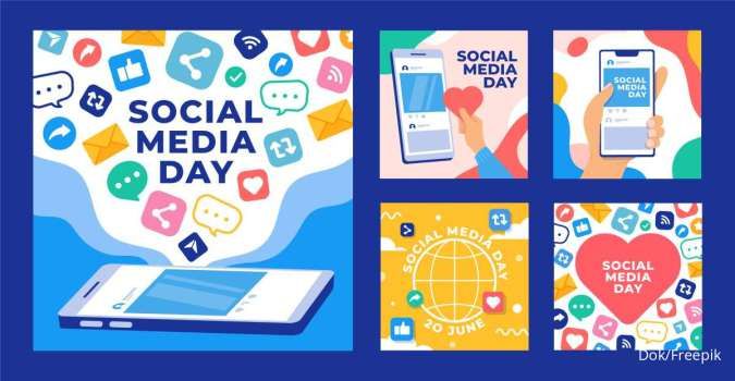 Gambar Hari Media Sosial 2023 yang Bisa Diedit untuk Postingan Instagram dan WhatsApp