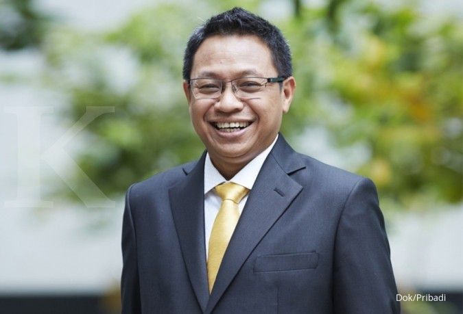 Heru Handayanto, Managing Director Mandiri Sekuritas memarkir dana di sektor defensif
