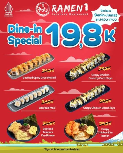 Promo Ramen 1 Dine In Special Sushi