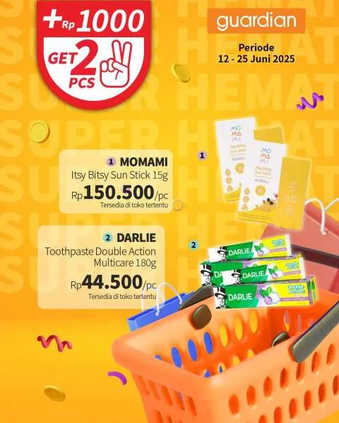 Promo Guardian Super Hemat Periode 12-25 Juni 2025