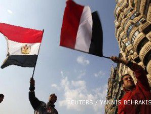 Ketegangan politik meningkat, bursa saham Mesir turun tajam