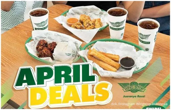 Promo Wingstop Hematnya Juara hingga Best Deals, Diskon dan Cashback sampai 50%