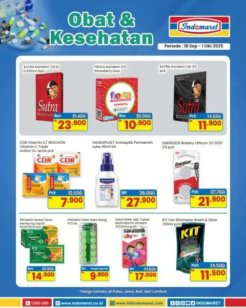 Promo Indomaret Super Hemat Periode 18 September-1 Oktober 2025