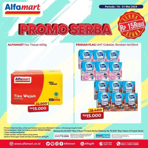 Promo Alfamart 16-31 Mei 2024 Serba Rp 15.000