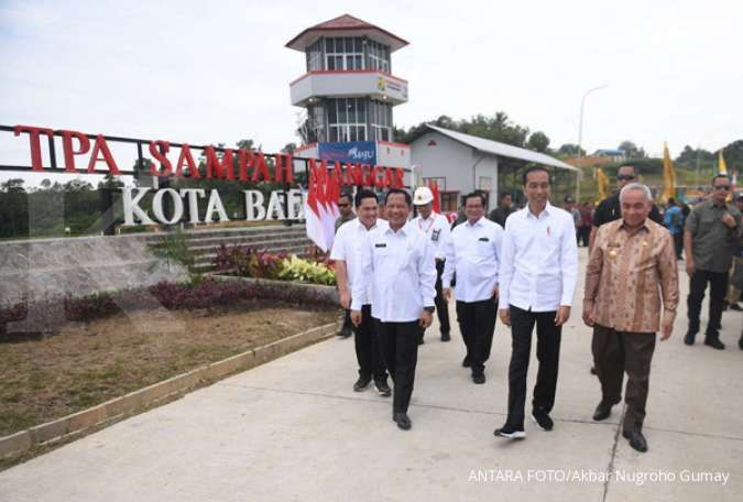 Jokowi resmikan TPA sampah di Manggar, Balikpapan