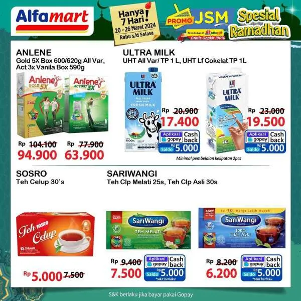 Promo JSM Alfamart Hanya 7 Hari Periode 20-26 Maret 2024