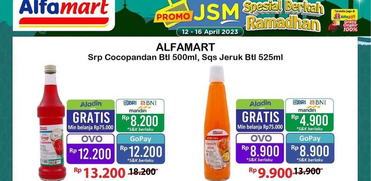 Katalog Promo Alfamart Terbaru 12-16 April 2023 Spesial THR, Promo Jelang Akhir Pekan