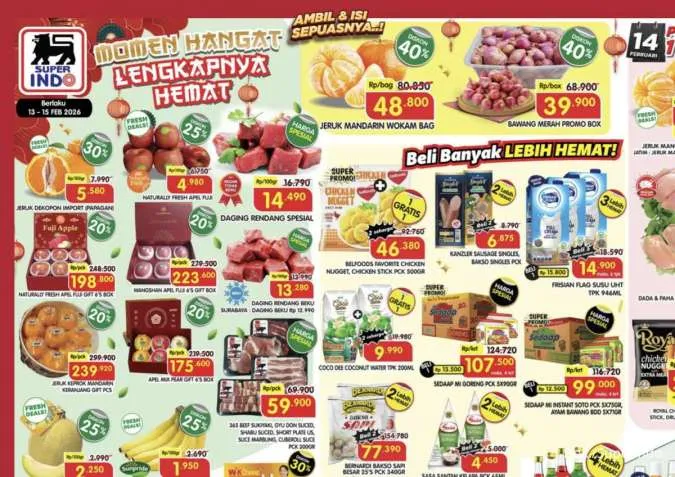 Katalog Promo JSM Superindo Diskon hingga 40% Periode 13-15 Februari 2026