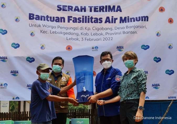 Danone-AQUA Gandeng Nazava Beri Bantuan Fasilitas Air Minum di Banten