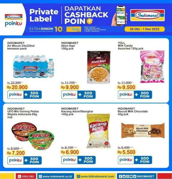 Promo Indomaret Super Hemat 26 Oktober-1 November 2022