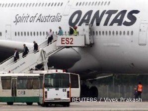 Qantas hentikan seluruh penerbangan