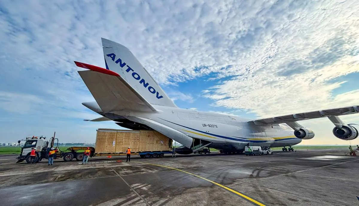 Kejar Perbaikan Smelter, PTFI Datangkan Komponen dengan Pesawat Kargo Antonov