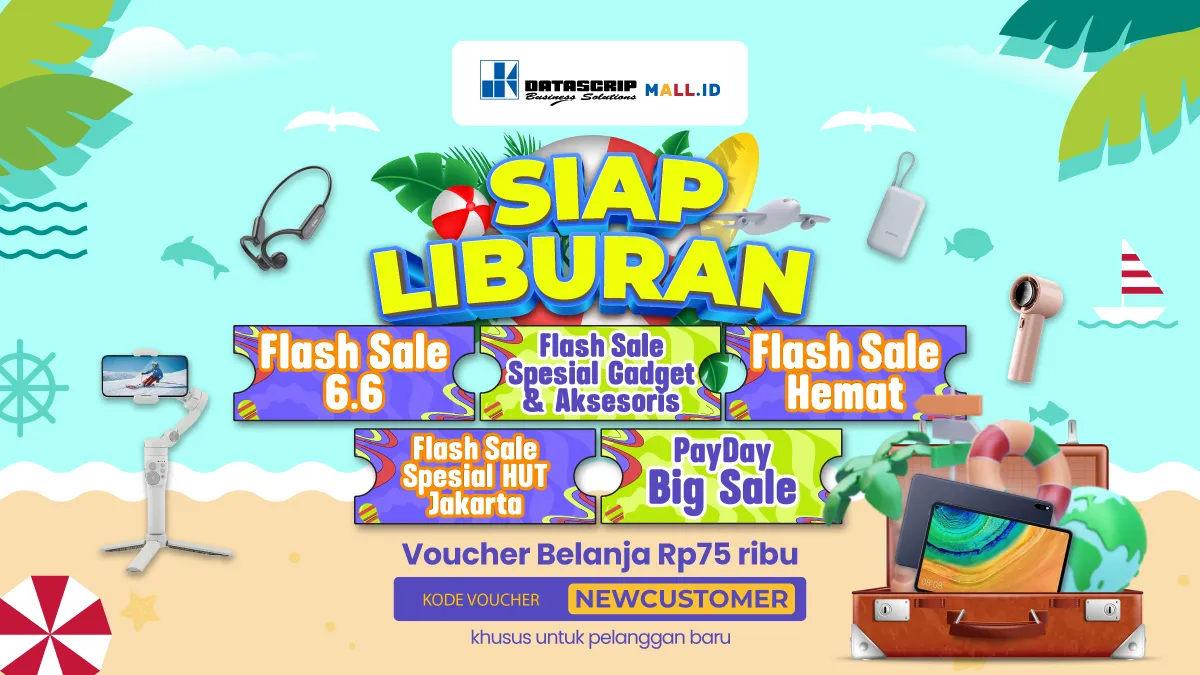 Libur Sekolah Tiba, Yuk Belanja Hemat dengan Beragam Promo DatascripMall.ID