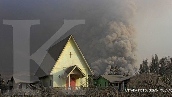 Jumlah pengungsi erupsi Sinabung 27.671 orang