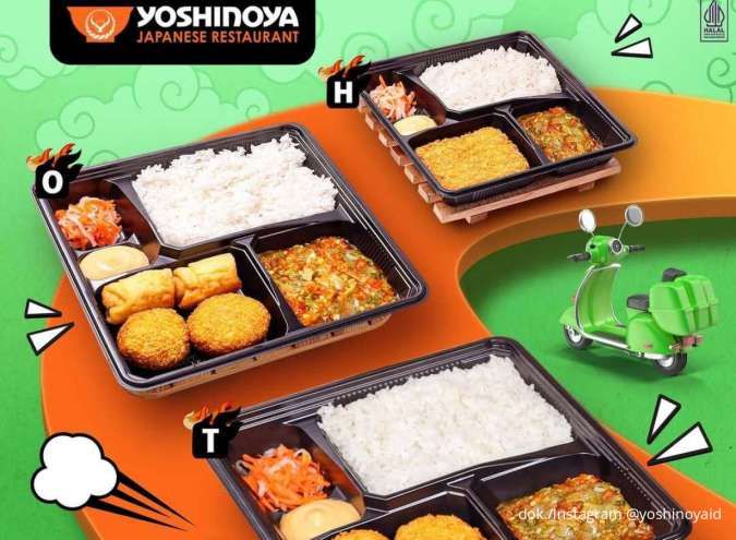 Promo Ojol Yoshinoya Terbaru, Nikmati 3 Paket H/O/T Cuma Rp 27.000-an Per Orang