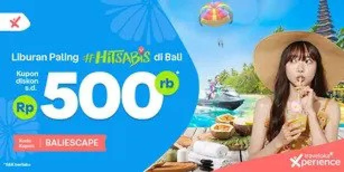 Promo Traveloka Xperience 16-22 Okt 2023, Kupon Diskon Rp 500.000 Liburan Ke Bali