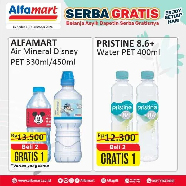 Promo Alfamart Serba Gratis Periode 16-30 Oktober 2024