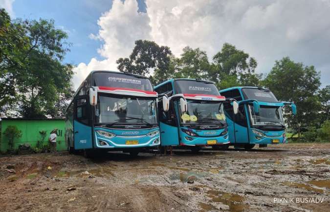 Piknik Bus menyediakan berbagai armada bus untuk mengakomodasi berbagai kegiatan. (Dok. Piknik Bus)