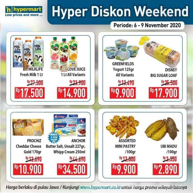 JSM Hypermart Promo 6-9 November 2020, weekend discount!