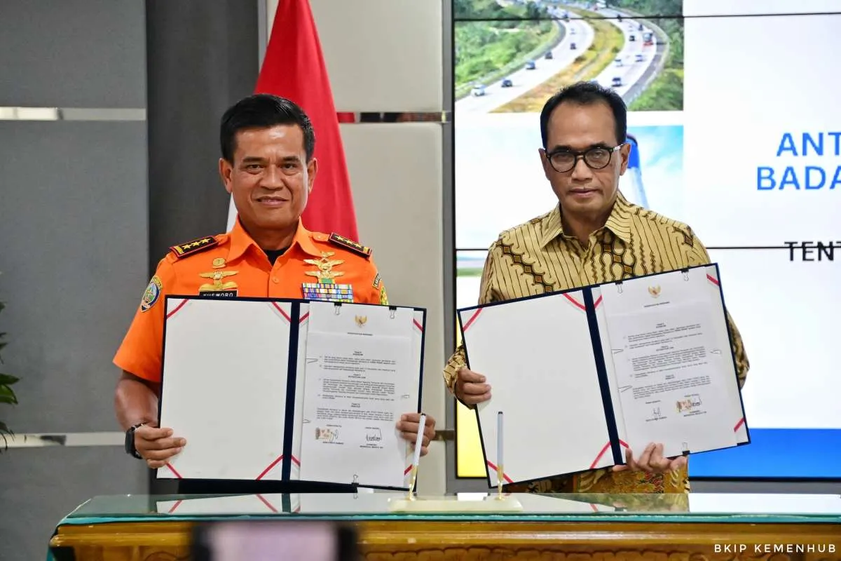 Kemenhub & Basarnas Teken Kesepakatan Pencarian & Pertolongan Kecelakaan Transportasi