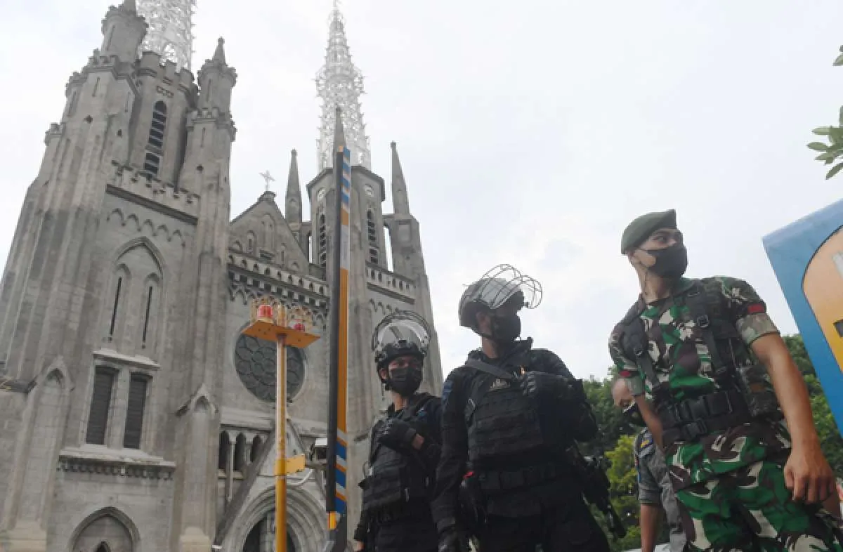 Operasi Lilin Nataru, Polri Amankan 39.495 Gereja di Seluruh Indonesia