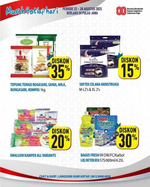 Promo JSM Hypermart Hyper Diskon Weekend Periode 22-25 Agustus 2025