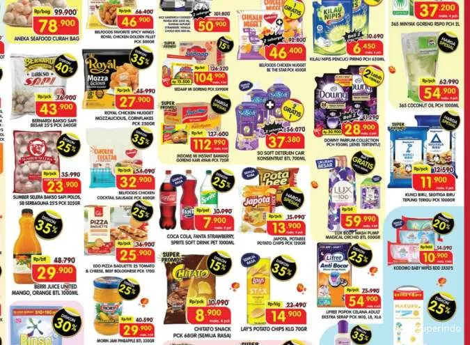 Promo JSM Superindo 24-26 Oktober 2025, Mangga Alpukat-Bawang Merah Box Diskon 40%
