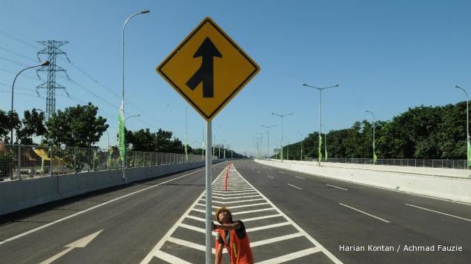 Duh! Proyek pelebaran jalan mangkrak di Lampung