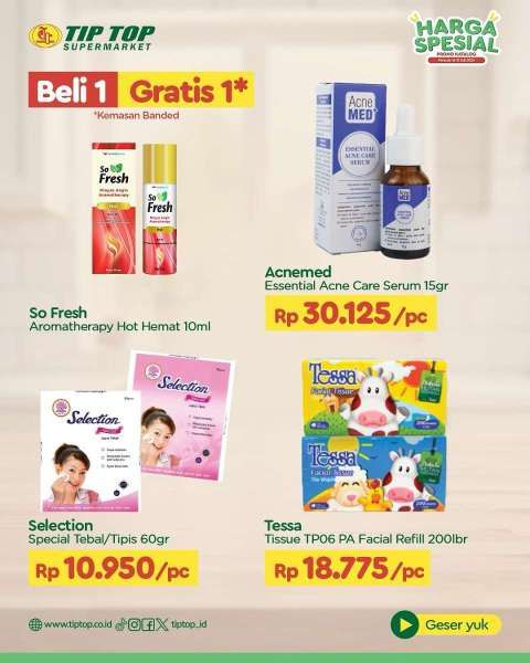 Promo Tip Top 16-31 Juli 2024 Harga Spesial