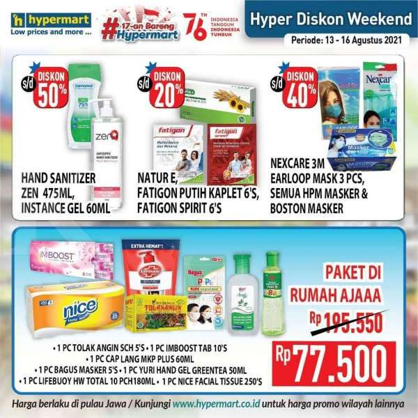 Katalog Promo JSM Hypermart 13-16 Agustus 2021