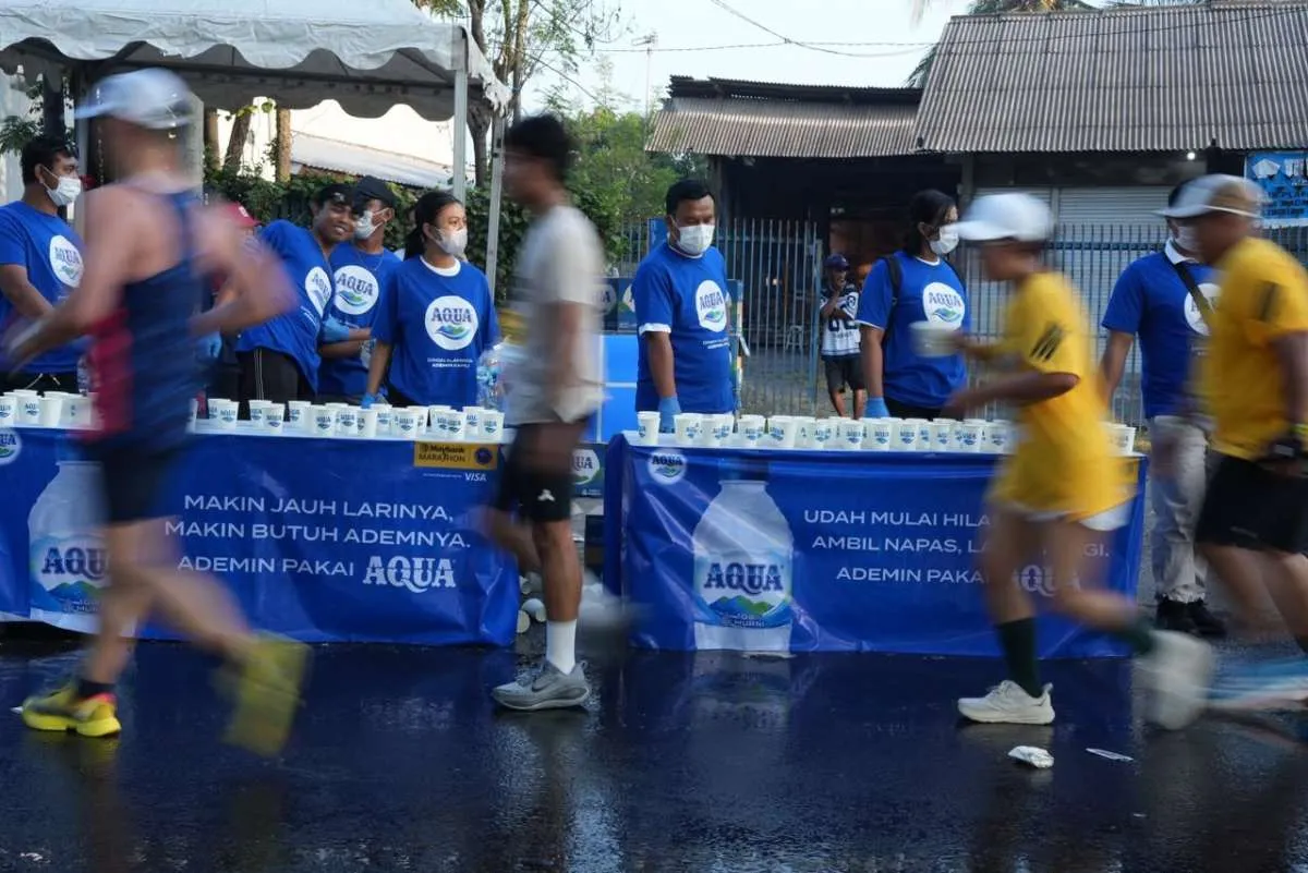 AQUA Perpanjang Kemitraan dengan Maybank Marathon untuk Tahun Kedelapan