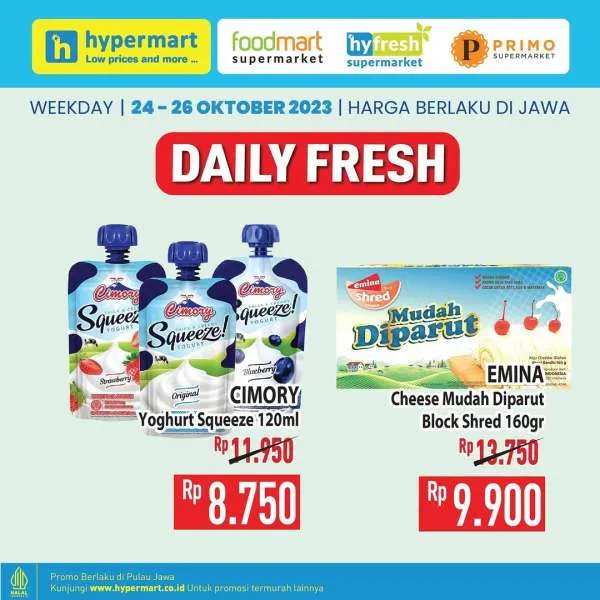 Promo Hypermart Hyper Diskon Weekday Periode 24-26 Oktober 2023