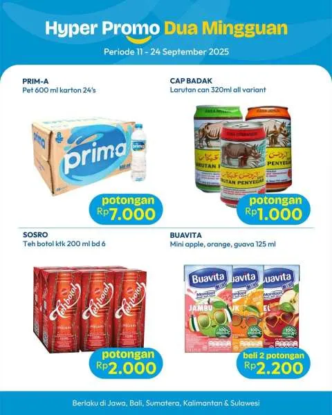 Promo Hypermart Dua Mingguan Periode 11-24 September 2025