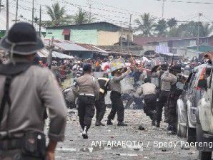 Bentrok dengan polisi, satu karyawan Freeport tewas tertembak 