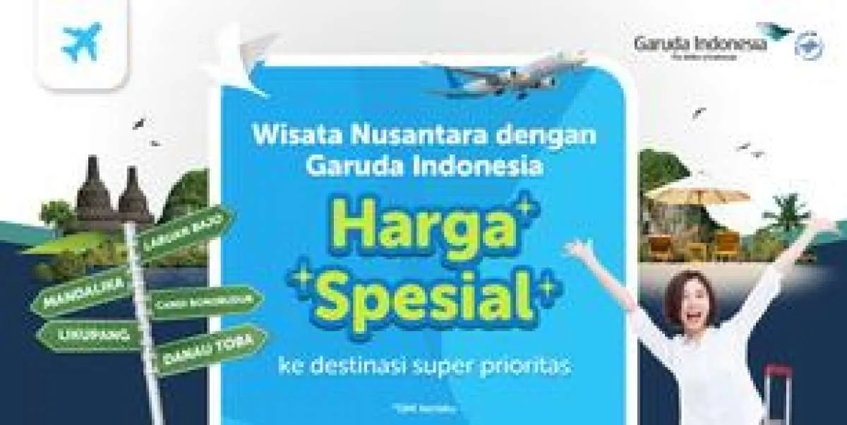 Promo Tiket Pesawat Garuda Indonesia, Dapatkan Harga Spesial di Traveloka