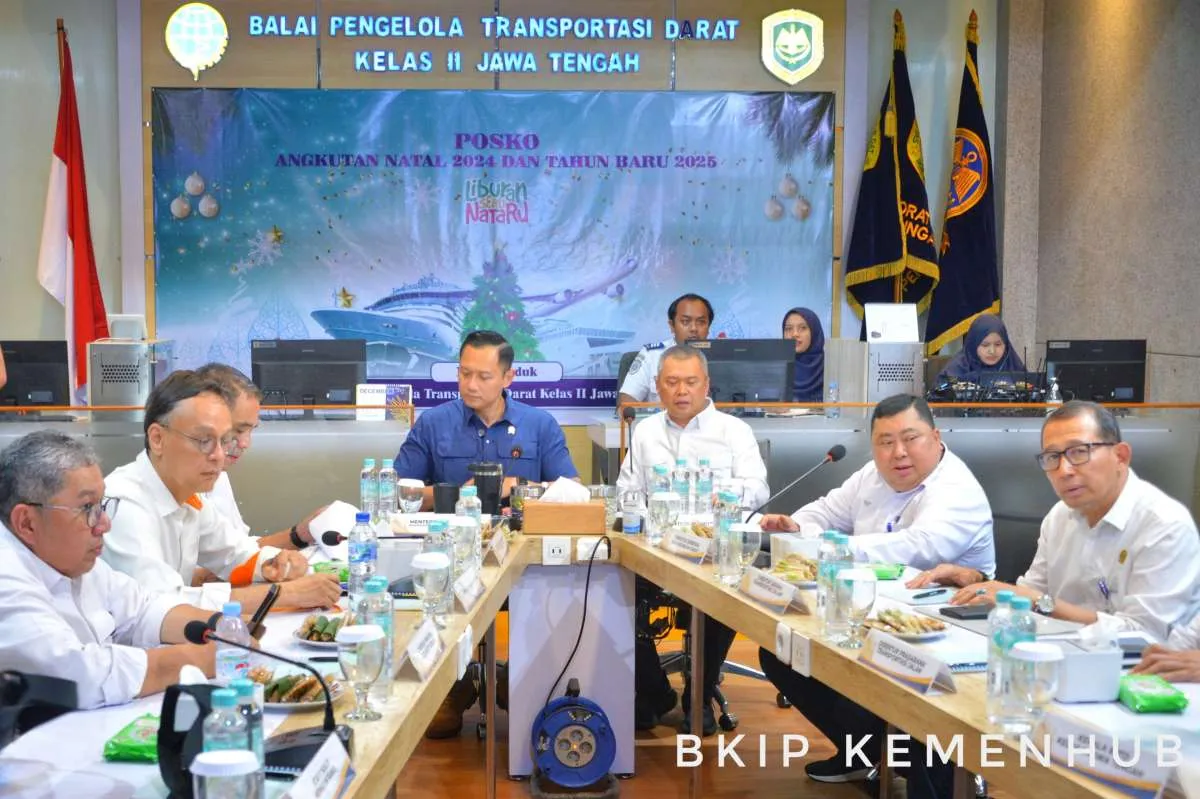 Menhub Dudy Tekankan Pentingnya Keselamatan Angkutan Masa Angkutan Nataru 2024/2025