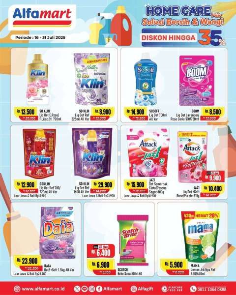 Promo Alfamart Home Care 16-31 Juli 2025