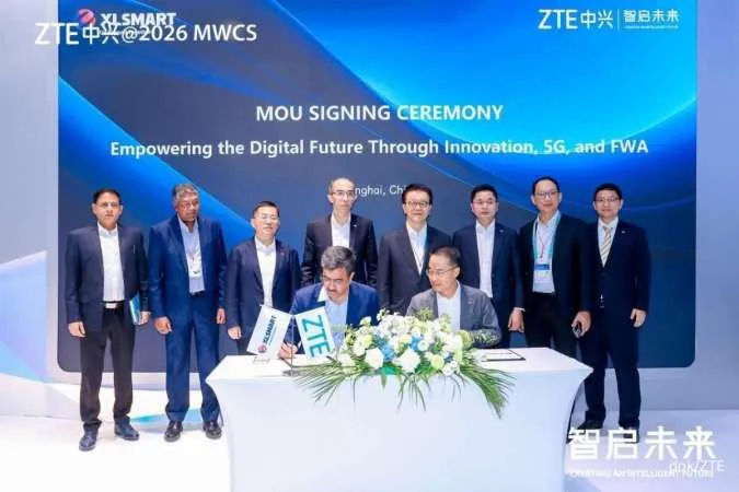 XLSMART Gandeng ZTE Perkuat Jaringan 5G dan FWA Berbasis AI 
