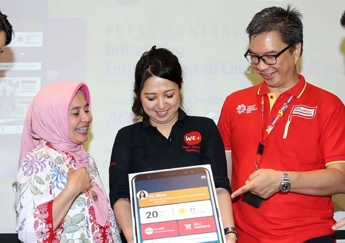 We+ gaet Alfamart, buka akses klaim asuransi terluas
