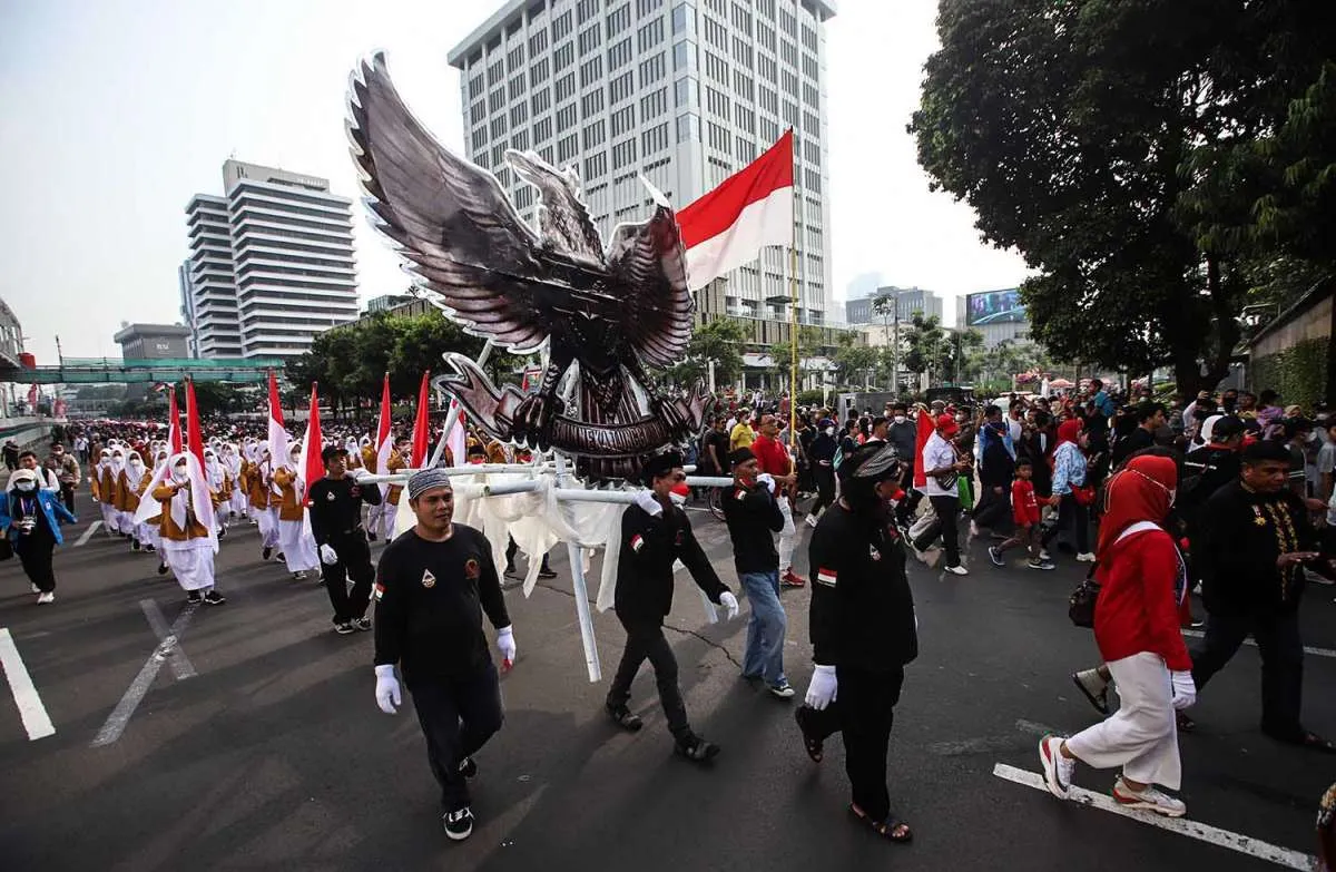 Dimulai Sejak Pagi, Ini Rute Kirab Bendera Merah Putih dari Monas ke IKN