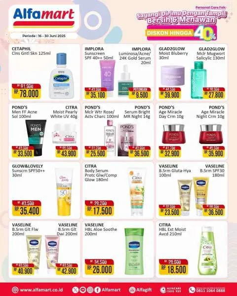 Promo Alfamart Personal Care Fair Periode 16-30 Juni 2025