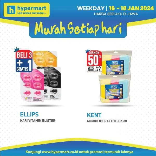 Promo Hypermart Hyper Diskon Weekday Periode 16-18 Januari 2024