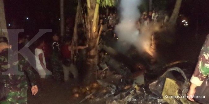 Helikopter TNI-AD jatuh di Poso, 13 tewas
